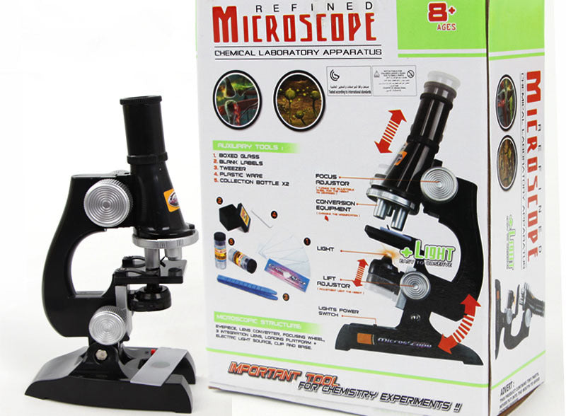 Kids Educational Microscope Science Kit STEM Toy - Dshop.com.au