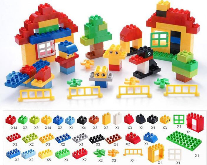 100 PCS Compatible Large Building Blocks - Dshop.com.au