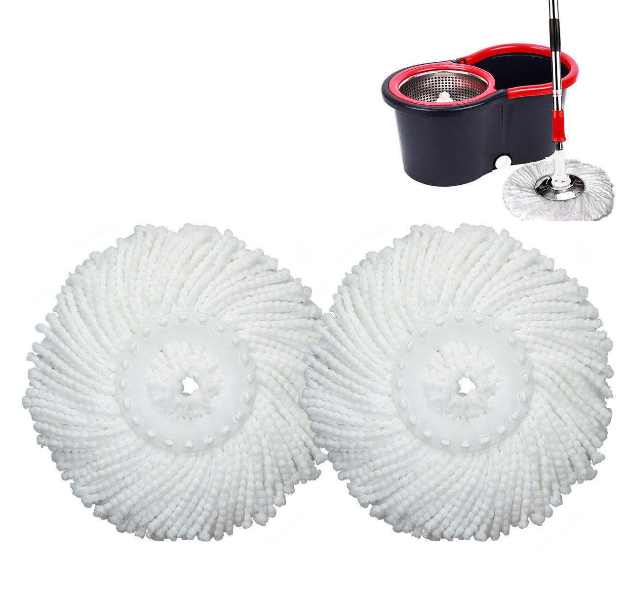 Microfiber Spin Mop Head (1 Mop Pad) - Dshop.com.au