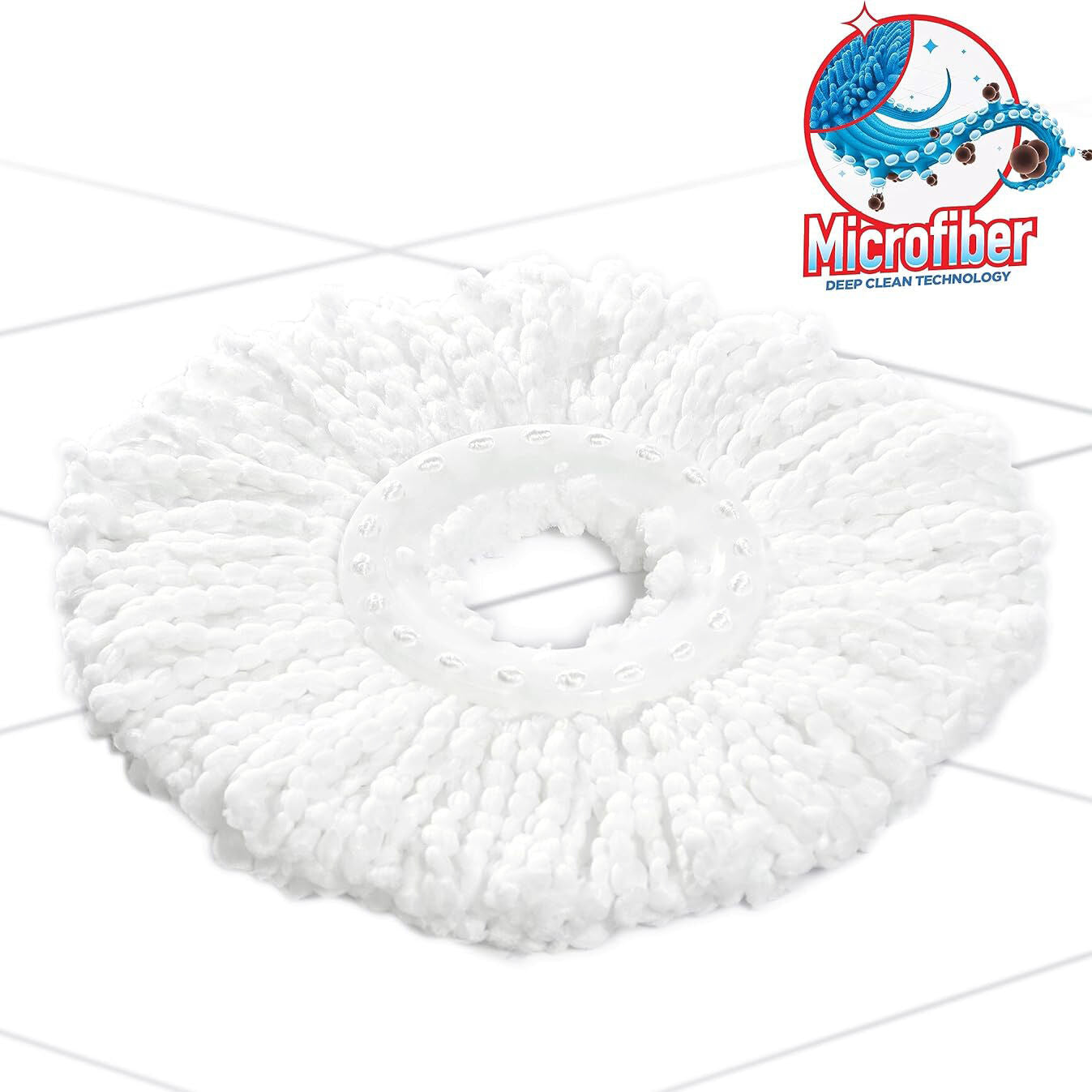 Microfiber Spin Mop Head (1 Mop Pad) - Dshop.com.au