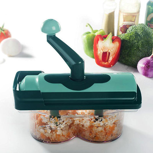 Genius Nicer Twister Vegetable Fruit Dicer Slicer Food Processor Cutter Fusion Twist 7 PC Set - Dshop.com.au