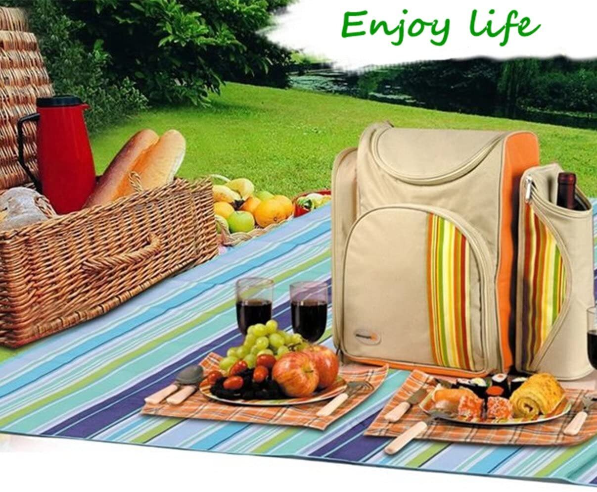 Large Foldable Waterproof Outdoor Picnic Rug Blanket Beach Camping Play Mat - Dshop.com.au