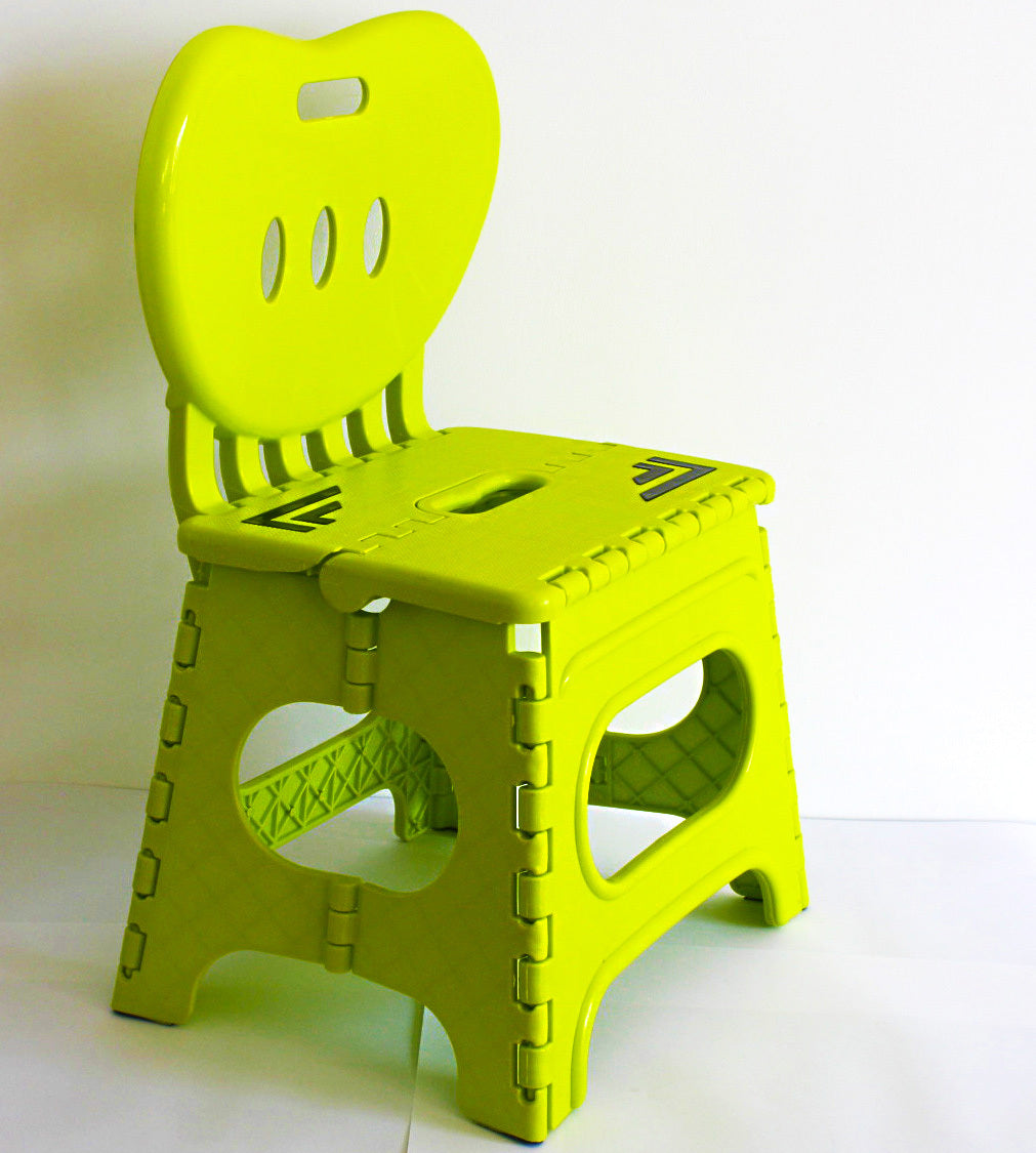 Heavy Duty Multipurpose Folding Step Stool Foldable Portable Kids Chair - Dshop.com.au