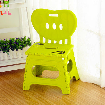 Heavy Duty Multipurpose Folding Step Stool Foldable Portable Kids Chair - Dshop.com.au