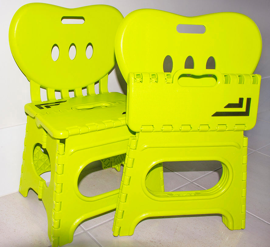 Heavy Duty Multipurpose Folding Step Stool Foldable Portable Kids Chair - Dshop.com.au