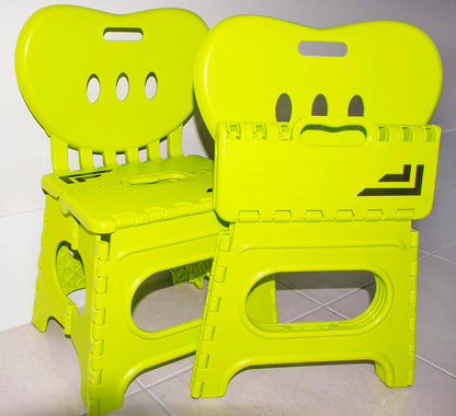 Heavy Duty Multipurpose Folding Step Stool Foldable Portable Kids Chair - Dshop.com.au