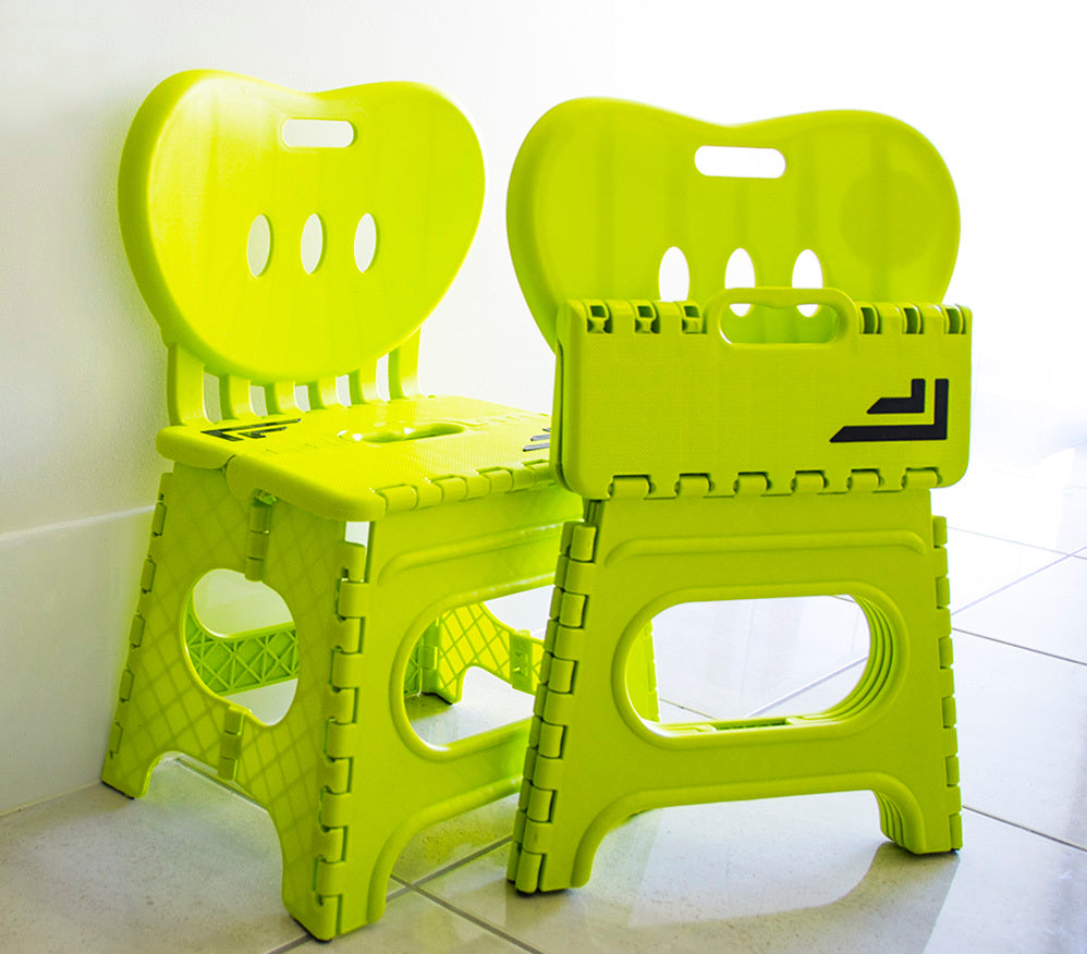 Heavy Duty Multipurpose Folding Step Stool Foldable Portable Kids Chair - Dshop.com.au