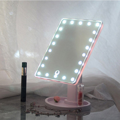 22 LED Makeup Mirror 360 Degree Rotating Touch Screen - Dshop.com.au