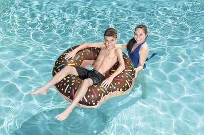 Bestway Inflatable Donut Pool Float Fun 107cm Swim Ring - Dshop.com.au