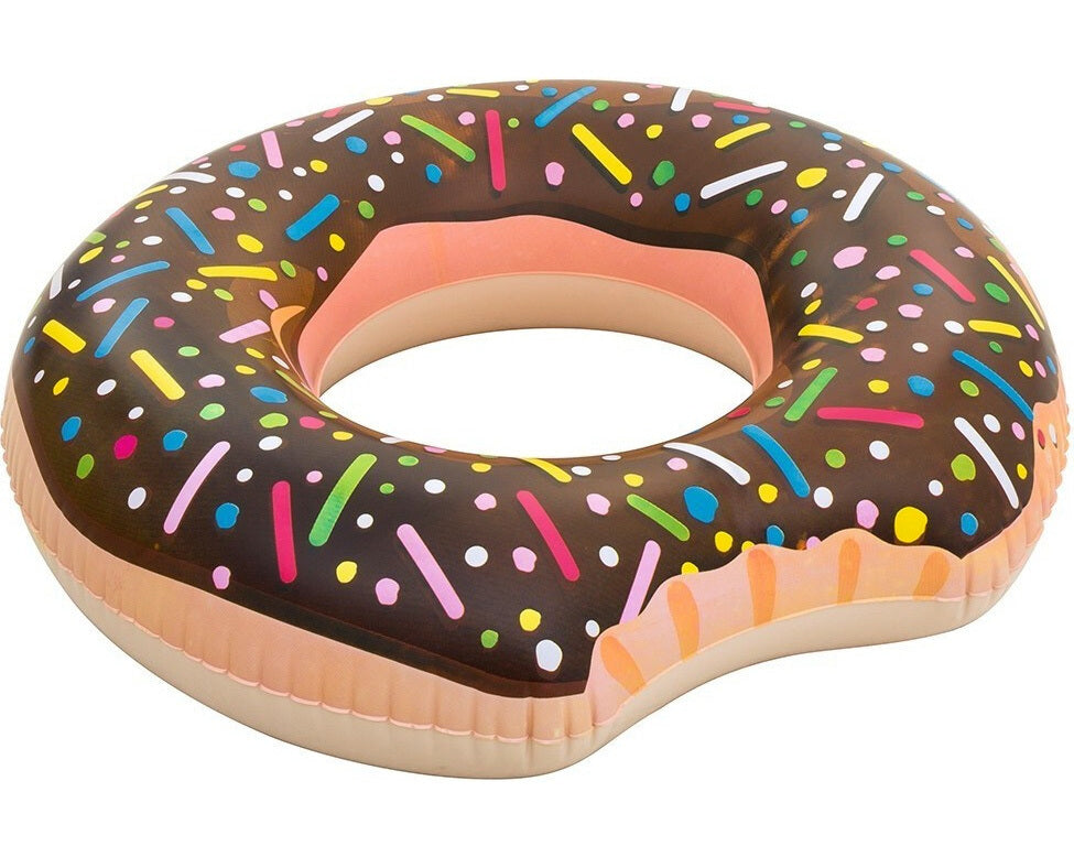 Bestway Inflatable Donut Pool Float Fun 107cm Swim Ring - Dshop.com.au