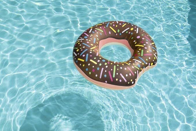 Bestway Inflatable Donut Pool Float Fun 107cm Swim Ring - Dshop.com.au