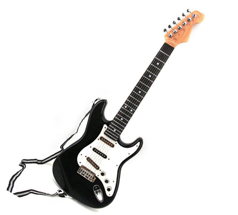 Kids Electric Guitar Toy (Black) - Dshop.com.au