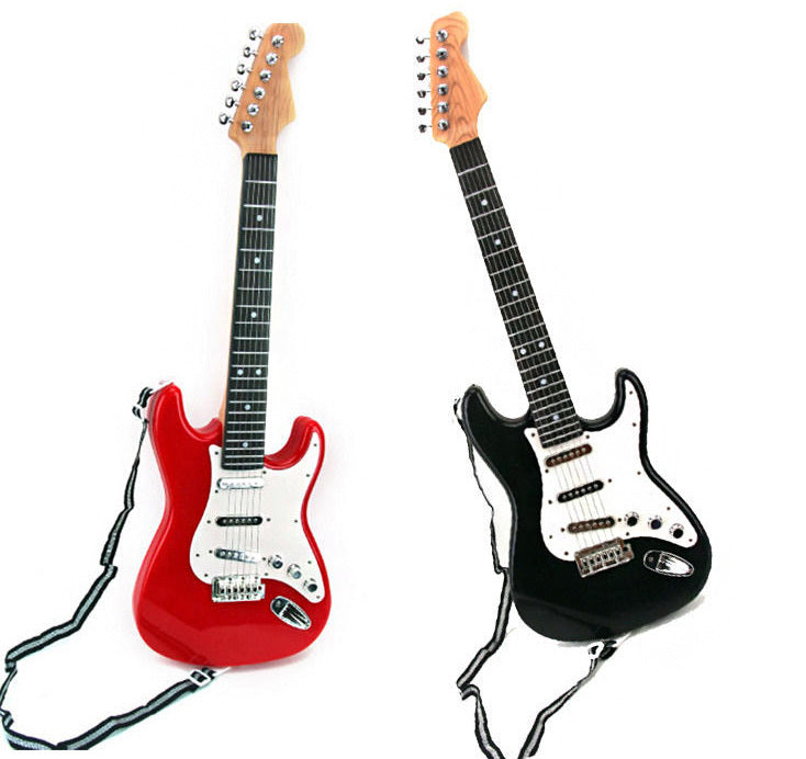 Kids Electric Guitar Toy (Black) - Dshop.com.au