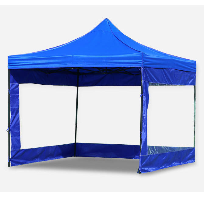 3-Side Gazebo Walls 3m x 3m (Opaque Blue- Walls Only) - Dshop.com.au