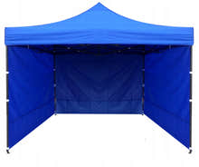 3-Side Gazebo Walls 3m x 3m (Blue- Walls Only) - Dshop.com.au