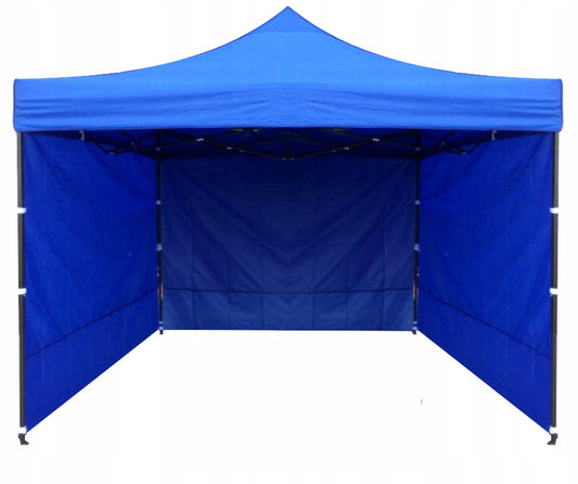 3-Side Gazebo Walls 3m x 3m (Blue- Walls Only)