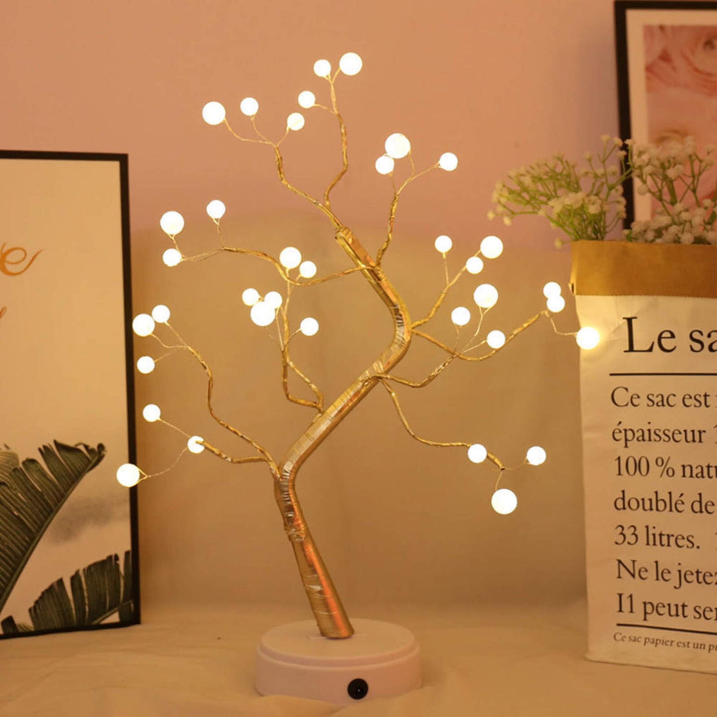 Stunning LED Pearl Fairy Light Bonsai Spirit Tree Lamp - Dshop.com.au