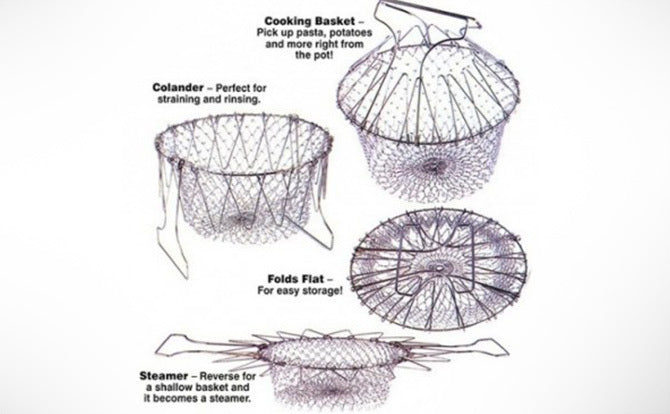 12 In 1 Chef Cooking Basket Kitchen Tool - Dshop.com.au