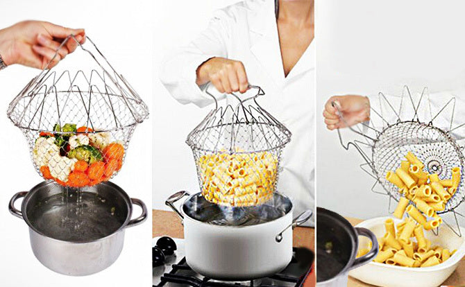 12 In 1 Chef Cooking Basket Kitchen Tool - Dshop.com.au