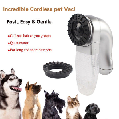 Pet Vac Hair Remover Dog Cat Grooming Shedding Tool Shed Pal - Dshop.com.au