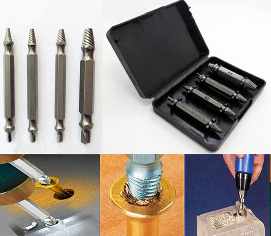 Damaged Screw and Bolt Remover Speed Out Extractor Drill Screwdriver Bits Tool Kit - Dshop.com.au