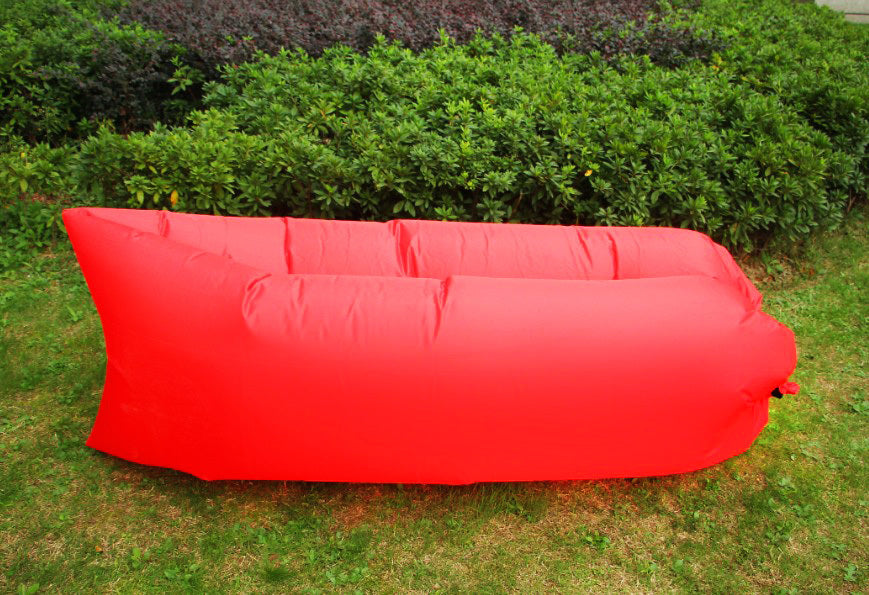 Inflatable Air Sofa Lounger Lazy Couch in Portable Bag (RED) - Dshop.com.au