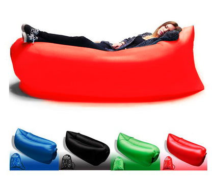 Inflatable Air Sofa Lounger Lazy Couch in Portable Bag (RED) - Dshop.com.au