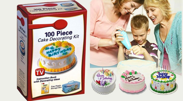 100-Piece Cake Decorating Tool Kit