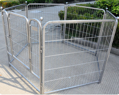 Premium Heavy Duty Metal Pet Dog Exercise Playpen Enclosure Fence Cage (50x60 x 6) - Dshop.com.au