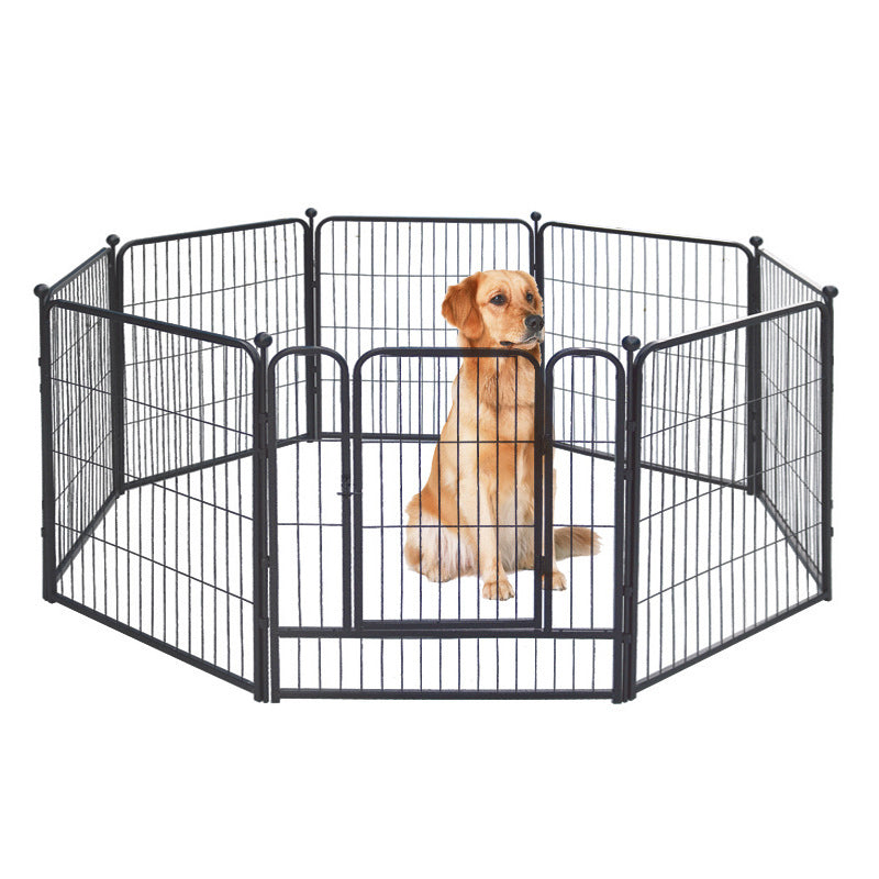 Premium Heavy Duty Metal Pet Dog Exercise Playpen Enclosure Fence Cage (50x60 x 6) - Dshop.com.au