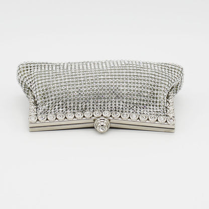 Luxe Rhinestone Ladies Event Evening Purse Clutch Bag - Dshop.com.au