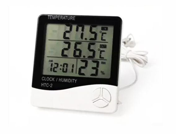 Indoor/ Outdoor Multifunction Weather Station Clock - Dshop.com.au