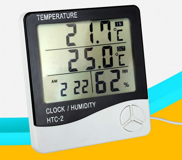 Indoor/ Outdoor Multifunction Weather Station Clock - Dshop.com.au