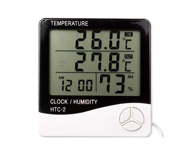 Indoor/ Outdoor Multifunction Weather Station Clock - Dshop.com.au