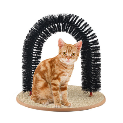 Perfect Arch Cat Toy Self Groomer Scratcher Massager All In One - Dshop.com.au