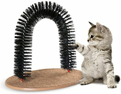 Perfect Arch Cat Toy Self Groomer Scratcher Massager All In One - Dshop.com.au