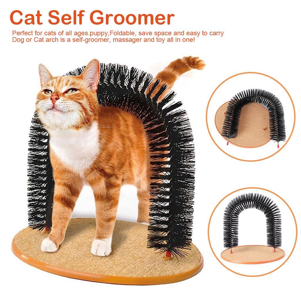 Perfect Arch Cat Toy Self Groomer Scratcher Massager All In One - Dshop.com.au