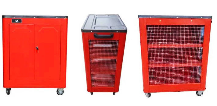 Large Lockable Toolbox Cabinet Tool Trolley - Dshop.com.au