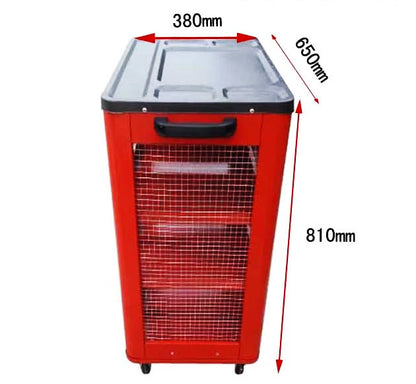 Large Lockable Toolbox Cabinet Tool Trolley - Dshop.com.au