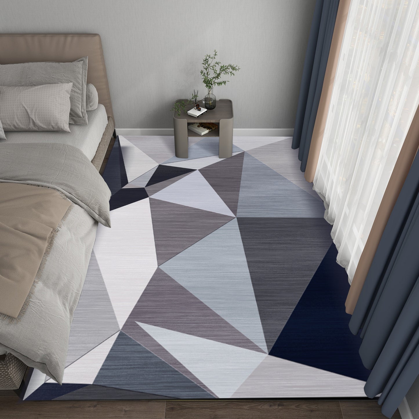 Urban Bedroom/Living Room Area Rug Carpet Mat (180 x 100) - Dshop.com.au