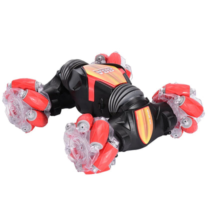 LED Hand Gesture Remote Control Twister Stunt Car (Red)