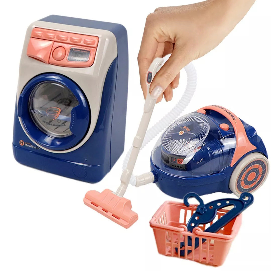 Realistic Washing Machine Mini Home Appliance Pretend Play Toy - Dshop.com.au