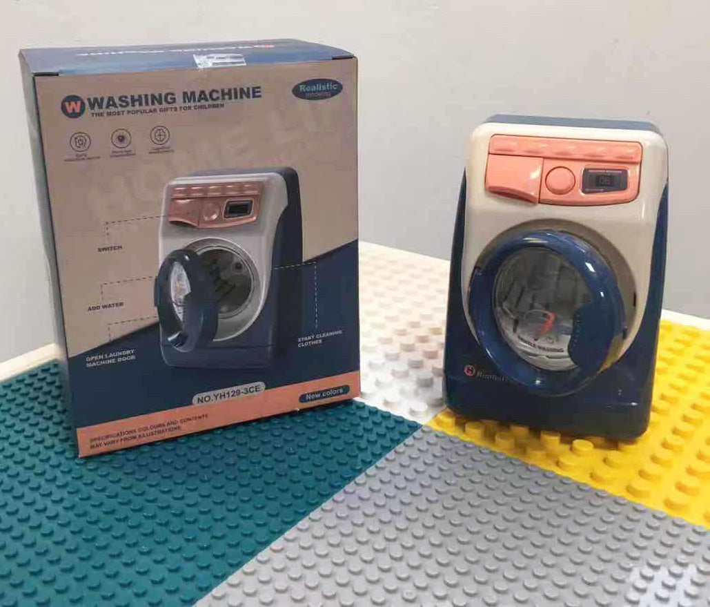 Realistic Washing Machine Mini Home Appliance Pretend Play Toy - Dshop.com.au