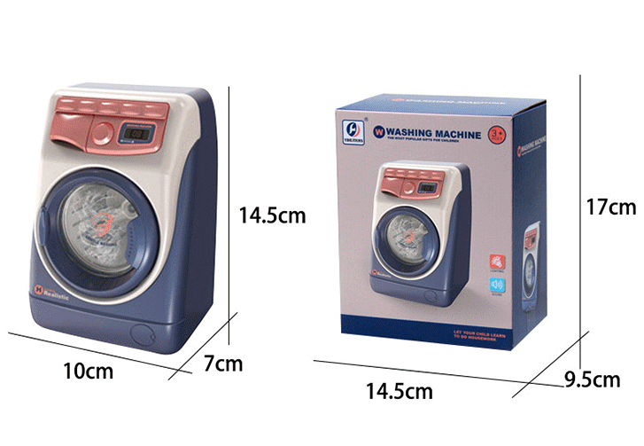 Realistic Washing Machine Mini Home Appliance Pretend Play Toy - Dshop.com.au