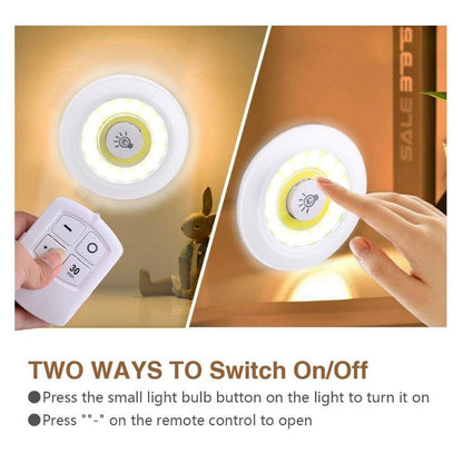 3 PC Set One Click Lights Remote & Touch Control Night Light Lamp - Dshop.com.au