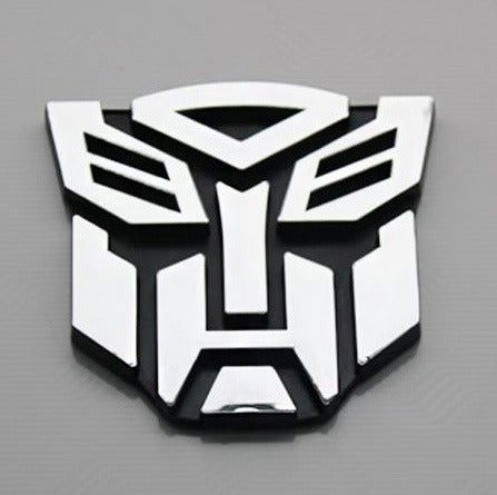 3D Transformer Autobot Badge Chrome Emblem Car Sticker Auto Transformers