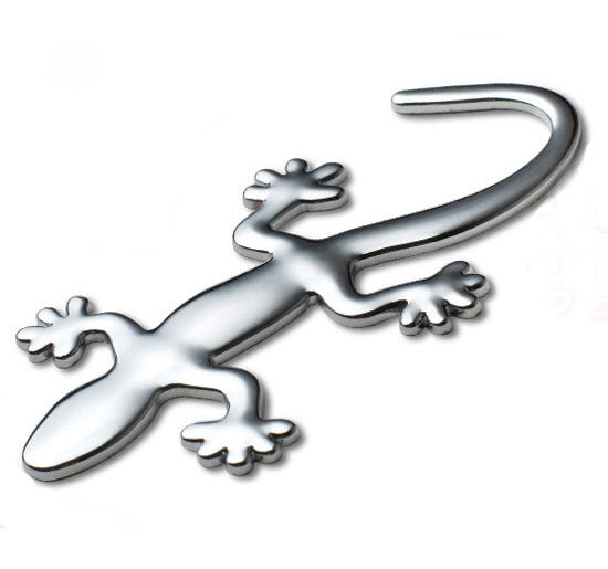 3D Gecko Badge Chrome Emblem Car Sticker Auto Stickers - Dshop.com.au