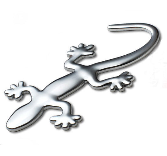 3D Gecko Badge Chrome Emblem Car Sticker Auto Stickers