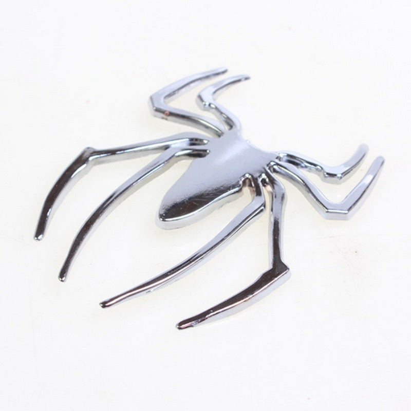 3D Spider Badge Chrome Emblem Car Sticker Auto Sticker - Dshop.com.au