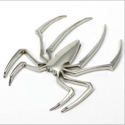 3D Spider Badge Chrome Emblem Car Sticker Auto Sticker - Dshop.com.au